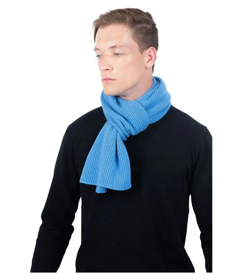 Scottish Cashmere Ribbed Scarves