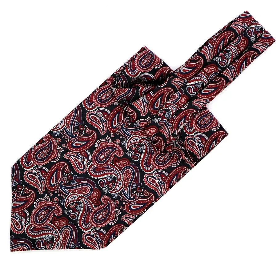 Small Teardrop Paisley Ascot Tie