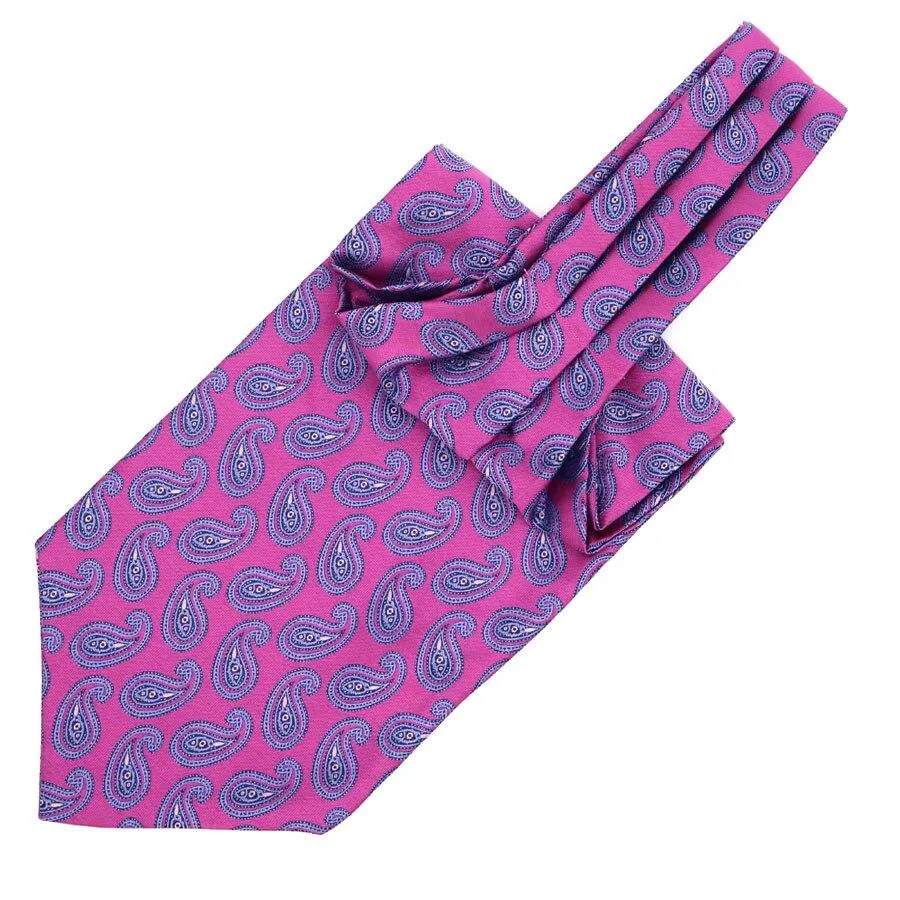 Small Teardrop Paisley Ascot Tie