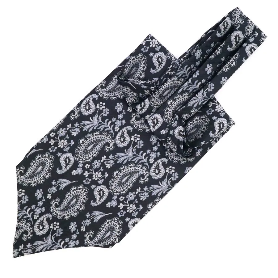 Small Teardrop Paisley Ascot Tie