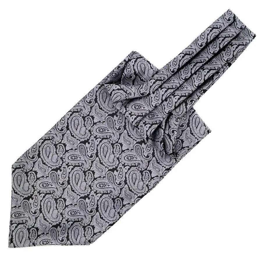 Small Teardrop Paisley Ascot Tie