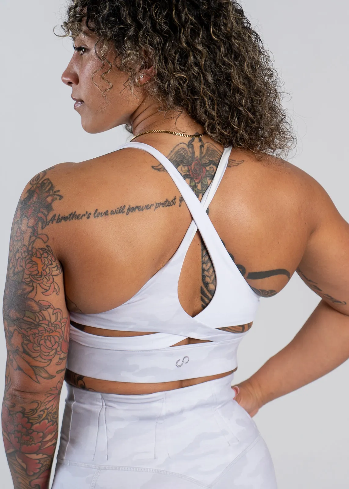 Sports Bra | Snow Camo