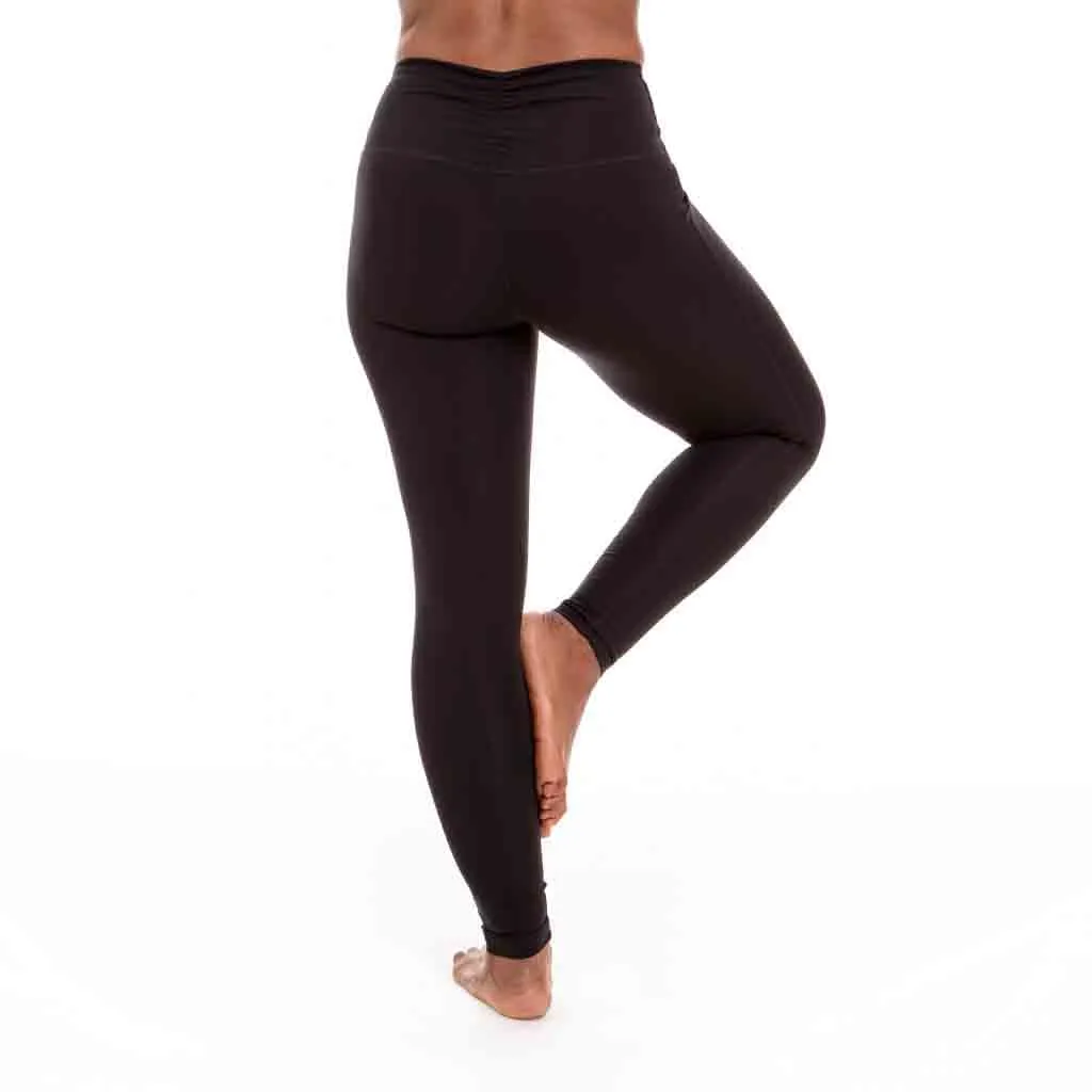 Squeeze Play Legging (High Waist, Full Length) - Booya Black