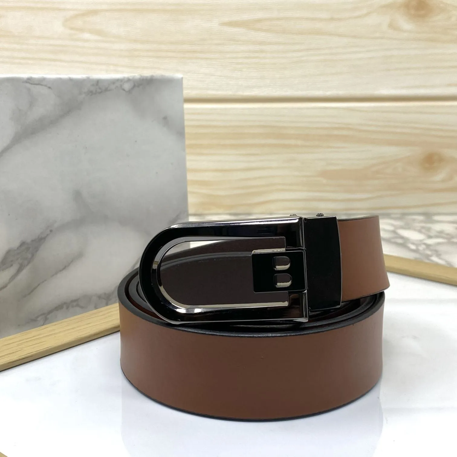 Stylish Design Men Formal Genuine Leather Belt-JonasParamount