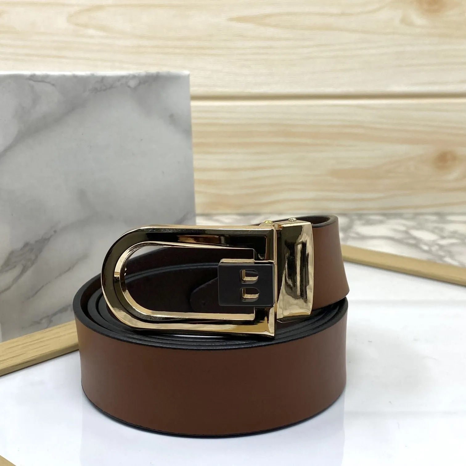 Stylish Design Men Formal Genuine Leather Belt-JonasParamount