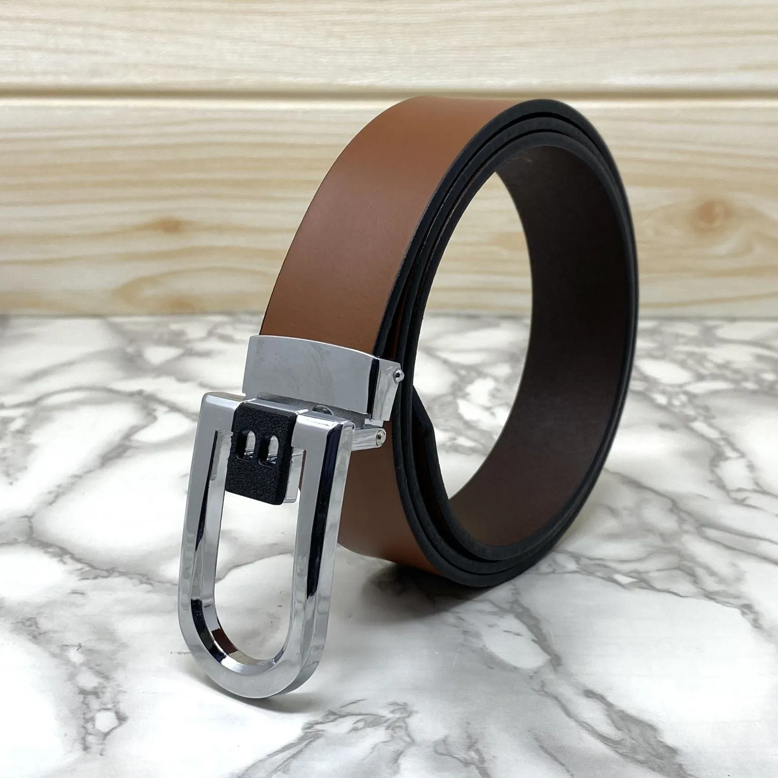 Stylish Design Men Formal Genuine Leather Belt-JonasParamount