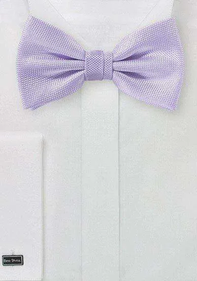 Sweet Lavender MicroTexture Bowtie