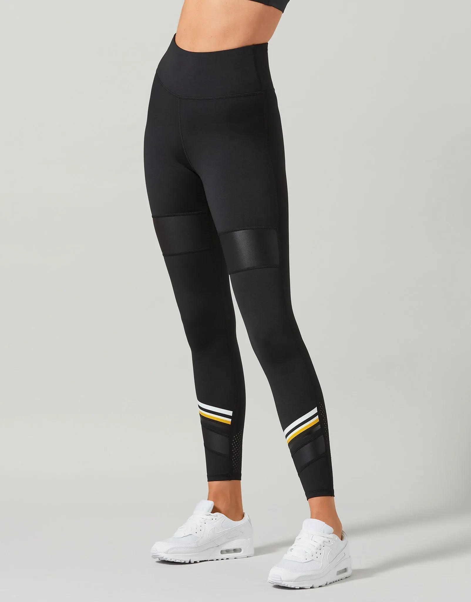 Taylor-XR Leggings in Black & Lemon