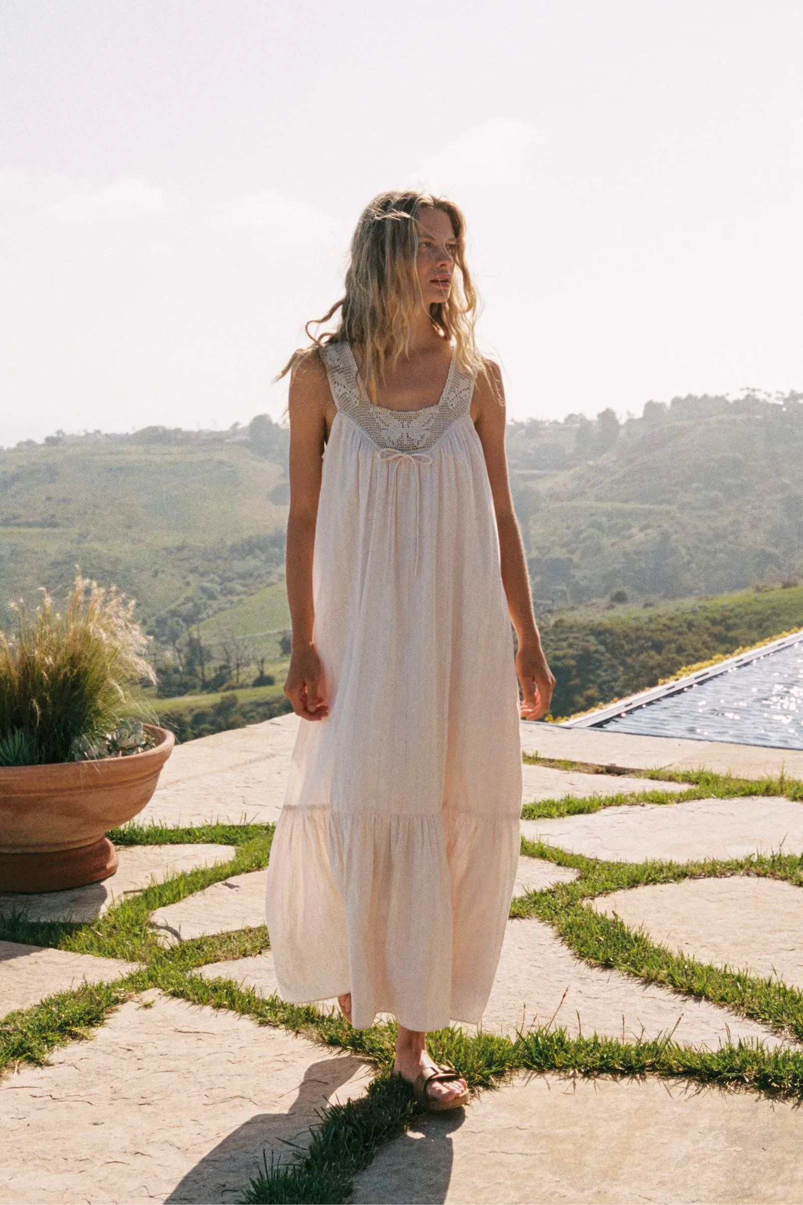 The Cecilia Dress | Pearl