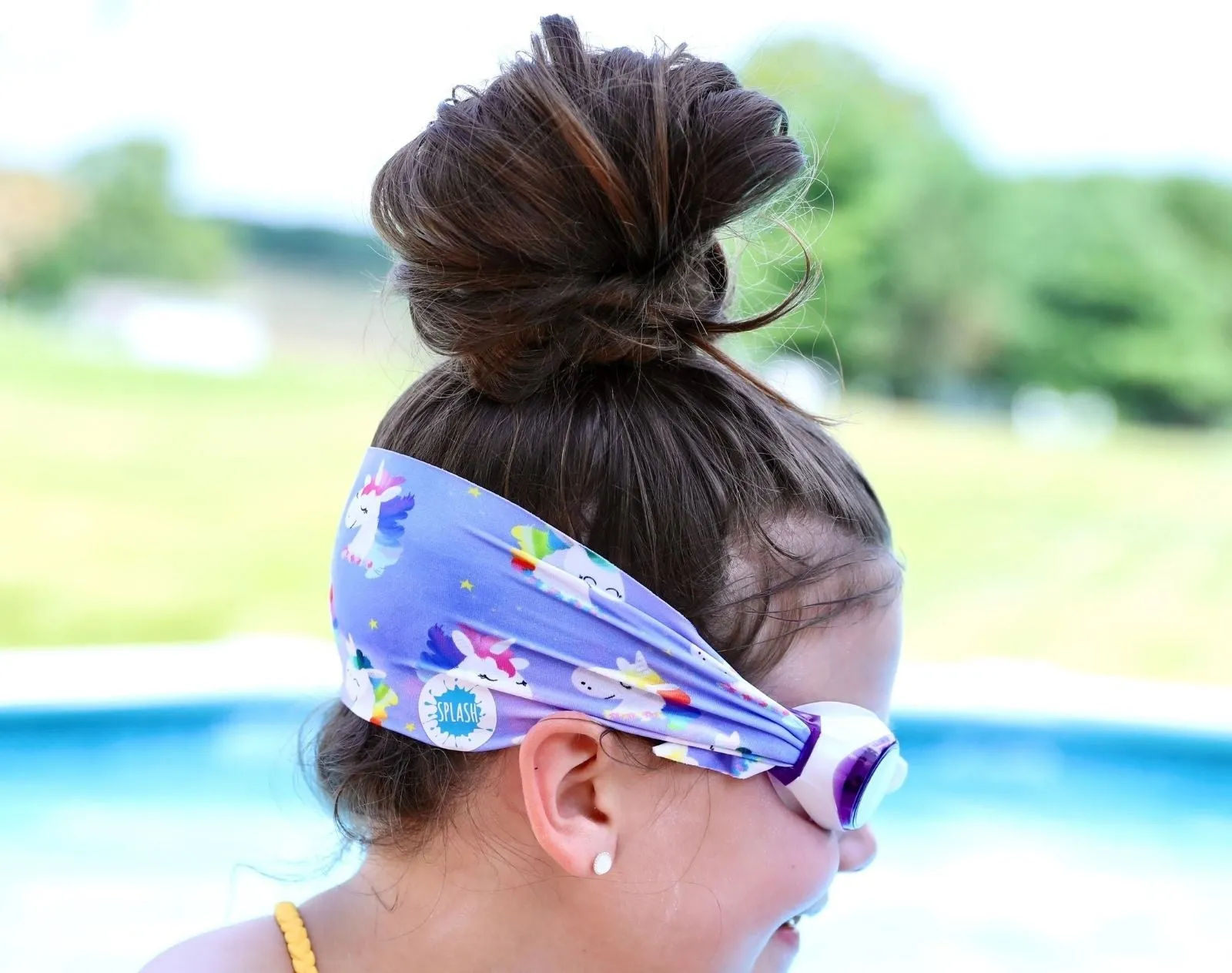 Unicorn Tangle-Free Swim Goggles