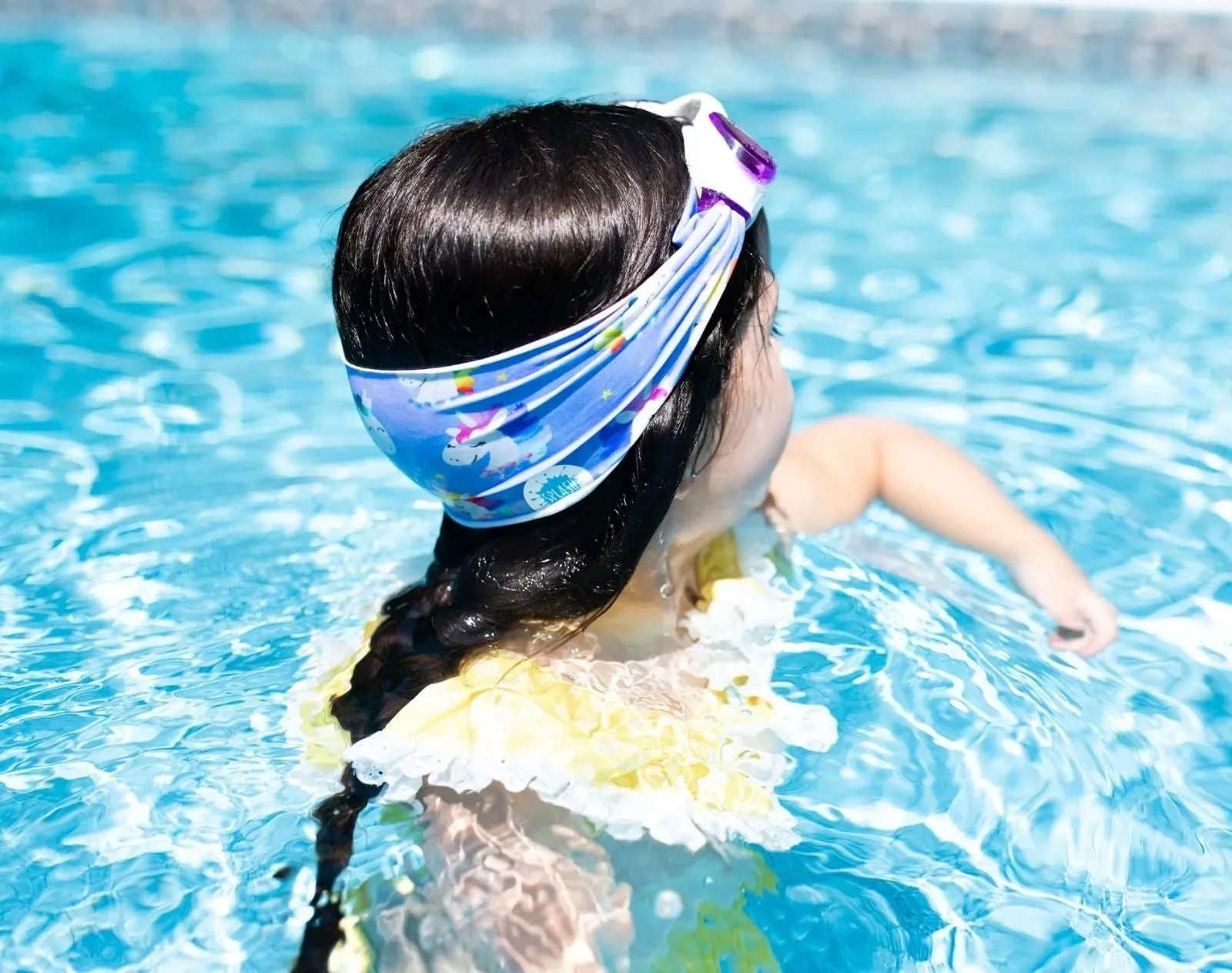 Unicorn Tangle-Free Swim Goggles