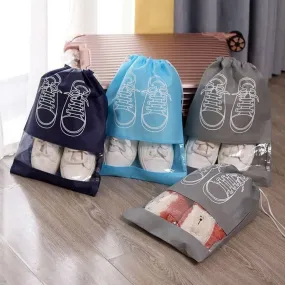 Waterproof Shoe Storage Bag Set - 5pcs Travel Organizer